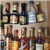 Image 4 : 25 Vintage Glass Mini Liquor Bottles - Majority are sealed - some evaporation