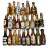 Image 1 : 24 Vintage Glass Mini Liquor Bottles - Majority are sealed - some evaporation