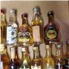 Image 5 : 24 Vintage Glass Mini Liquor Bottles - Majority are sealed - some evaporation