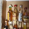 Image 6 : 24 Vintage Glass Mini Liquor Bottles - Majority are sealed - some evaporation
