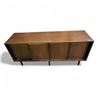 Image 2 : Mid-Century Modern Walnut Sideboard with 3 Center Drawers, H32" x 68" x 18"