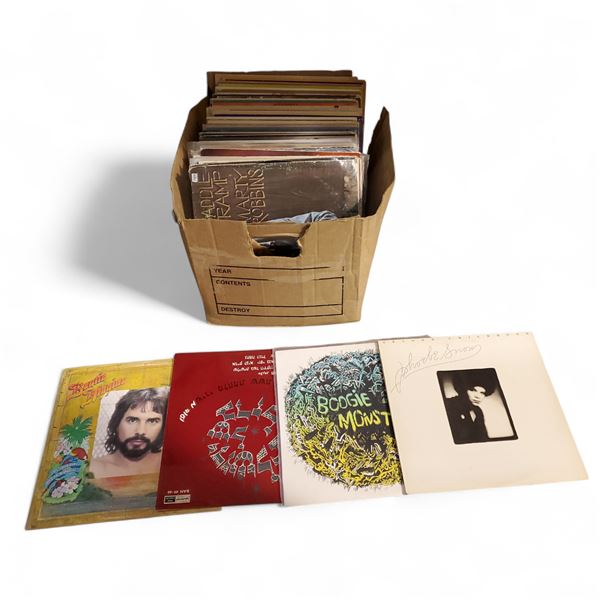 40+ Pcs Full Box Vinyl Records and Music Albums