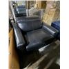 Image 3 : Valencia Elodie Leather Recliner Chair - Black - RV: $2213 CAD (New - Display) - Approx. W46" x H39"