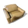 Image 1 : Valencia Elodie Leather Recliner Chair - Cognac - RV: $2213 CAD (New - Display) - Approx. W46" x H39