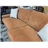 Image 3 : Large Contemporary Fabric Sofa - Rust Orange - Approx. H31" x W95" x 41"