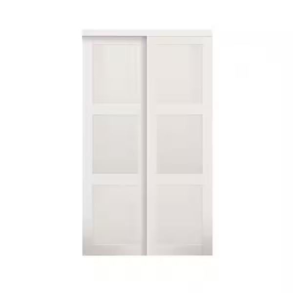 WT.G Grand Sliding Door 72" x 80" - Composite White 3-Lite - RV: $728 CAD - New in Box