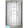 Image 1 : Bath Depot Thallo Collection 34" x 34" Round Shower Kit - RV: $749 CAD - with Matte Black Door (SK-D