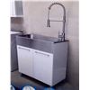 Image 2 : Transform 28 in. Laundry Cabinet with Stainless Steel Sink - RV: $479 CAD - with Pull Down Faucet (Q