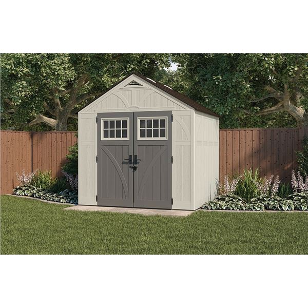 Suncast Tremont 8' x 10' Storage Shed, 574 cu. ft.- RV: $2935 CAD (BMS8100 - Packaged in 2 Boxes)