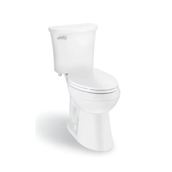 Glacier Bay Power Flush 2-Piece High Efficiency Toilet - White - RV: 249 CAD (1001513334)