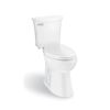 Image 1 : Glacier Bay Power Flush 2-Piece High Efficiency Toilet - White - RV: 249 CAD (1001513334)