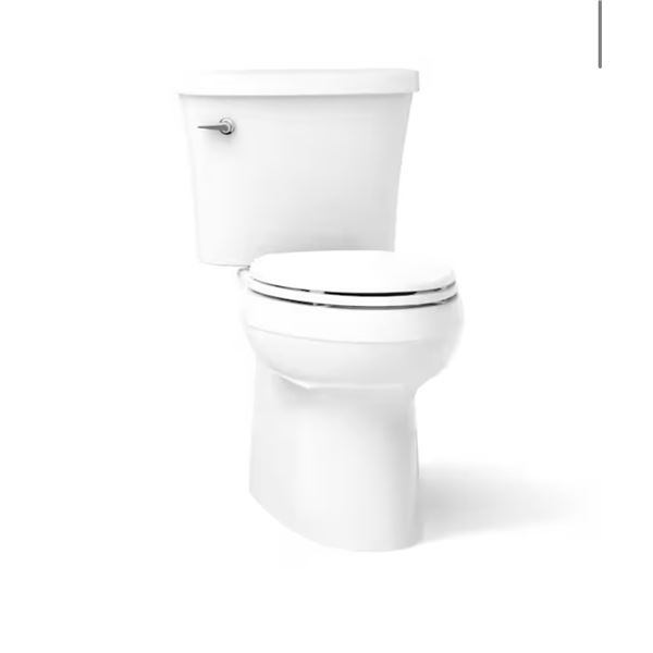 KOHLER Gleam 2-Piece Single Flush Toilet - White - RV: $359 CAD (Model: K31674-0)