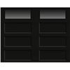 Image 1 : Clopay Bridgeport Steel 8 ft. x 7 ft. Black Garage Door - RV: $1197 CAD (Model:BR4EV - New in Box)