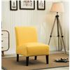 Image 1 : NEW Nadine Collection Yellow Slipper Accent Chair - (VE-453FS-YL)