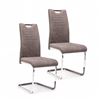 Image 1 : Set of 2 Normandy Collection Dining Chairs - Grey (7385SN-GY) - New In Box