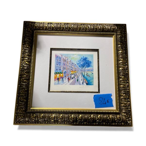 Jean Claude Picot Limited Edition Print - "Neige sur le Quai Bourbon" 2004, Signed & Numbered 440/45