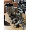 Image 3 : 9 Pcs Silver-tone Metal Decor Includes Trays, Candle Holders, Ice Bucket and More