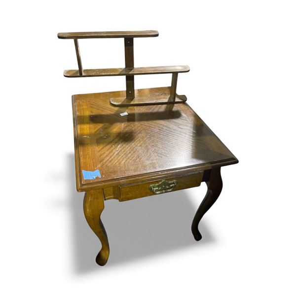 Vintage Wooden Side Table - Approx. H20  x W20  x D25 