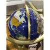 Image 2 : Blue Lapis World Globe with 4 leg Gold Stand