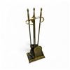 Image 1 : Vintage Brass Fireplace Tool Set with Stand