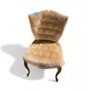 Image 1 : Vintage Tufted Side Chair - Light Tan