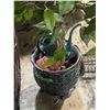 Image 3 : 4ft Faux Ficus Tree in Metal Planter