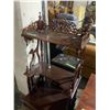 Image 2 : Victorian Style Etagere Cabinet - Approx. H55" x W25" x D11"