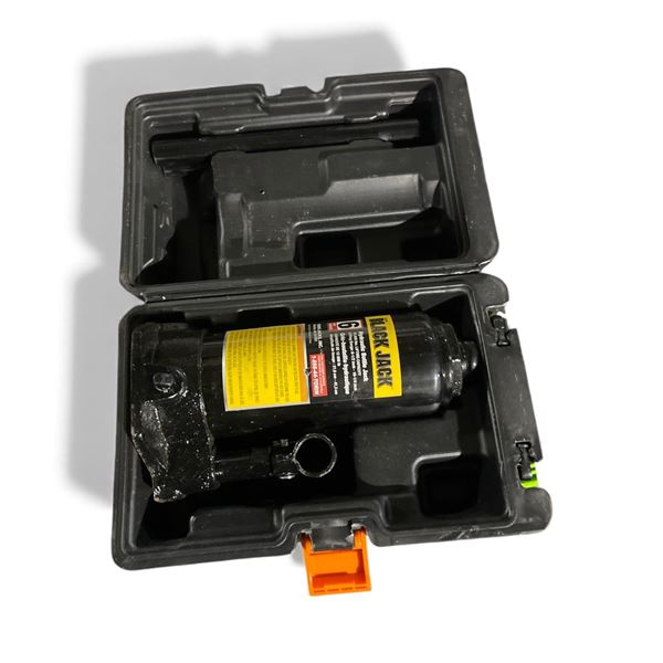 Black Jack 6-Ton Hydraulic Bottle Jack with Carrying Case