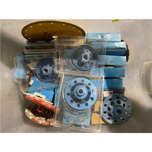 25 Pcs Assorted Turbo Grinding Cup Wheels - Includes Ermrich and Other Brands