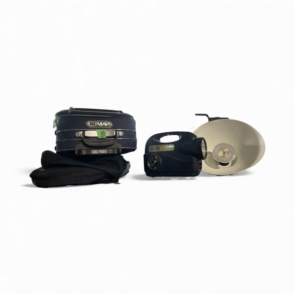 MVP 5-in-1 Air Compressor, 2 Travel Cases, and Lamp