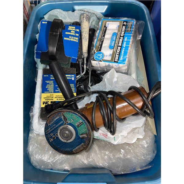 Painting & Finishing Bundle - Avanti Pro 4 1/2" Cutting Grinder, Paint Handles and Rollers, and More