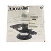Aroma Nonstick Electric Wok 13.5" dia. and HITECLIFE Dinner Plates Set (12 Pcs)