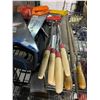 Image 4 : Mixed Hand & Power Tools: Skil Drill, Axes, Handsaws, Wood Files & Chisels