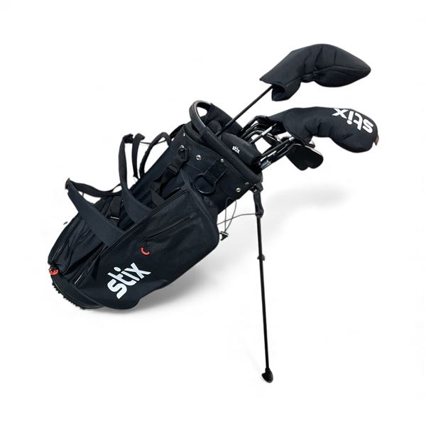 New Stix Perform 12 Club Set with Bag - RV: $1400 CAD (P01-SET12B-RSS-BLK-GB)