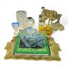 Image 1 : 15 Pcs Assorted Glassware Items: Glass Bottle and Vase, Wine Glassware, and 2 Wood Picture Frames