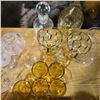 Image 3 : 15 Pcs Assorted Glassware Items: Glass Bottle and Vase, Wine Glassware, and 2 Wood Picture Frames