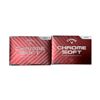 Image 1 : Brand New - 2 Boxes Callaway Chrome Soft Golf Balls (White) - RV: $140 CAD