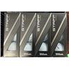 Image 2 : Brand New - 5 Boxes WILSON Staff Model Golf Balls - RV: $320 CAD