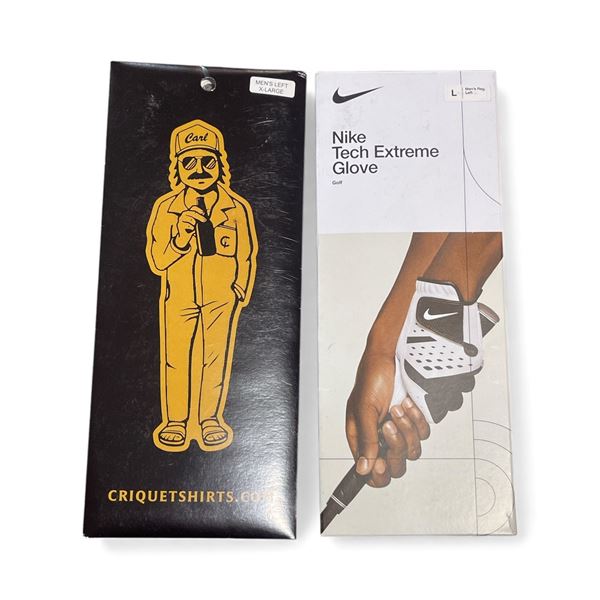 Nike Golf Tech Extreme Vii Glove (Size L) and Criquet Driving Glove (Left - Size XL)