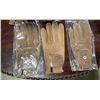 Image 2 : 6 Pcs New Modest Vintage Player Leather Golf Gloves - Brown (Left Hand - Size M)