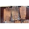 Image 3 : 6 Pcs New Modest Vintage Player Leather Golf Gloves - Brown (Left Hand - Size M)