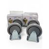 Image 1 : Group of 8 Busy Bee 5" Casters with Brake, 100kg Capacity Each