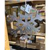Image 3 : 2 Boxes (160 Pcs) Snowflake Hanging Silver 10" (Christmas Forever - XM-MS5460)