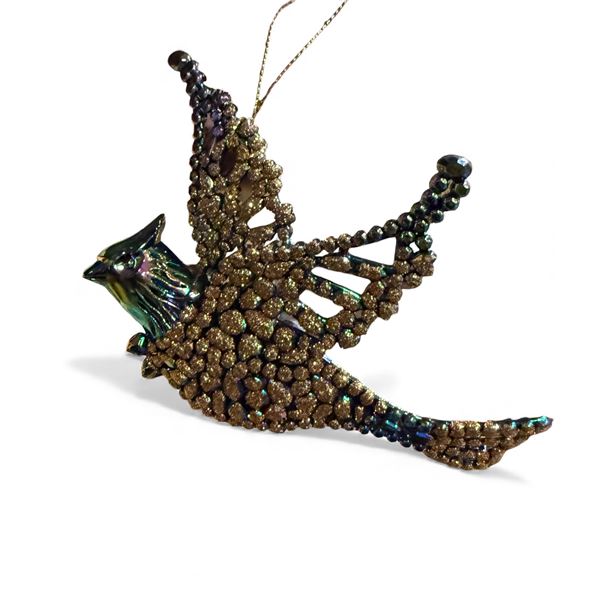 5 Boxes (60 Pcs) Beaded Bird Ornament (Christmas Forever - XM-MP2057)