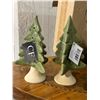 Image 2 : 24 Pcs Tree Stoneware 6" Figurine Olive Green (Christmas Forever - XM-N6161)