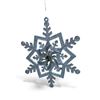 Image 2 : 84 Pcs Orn Winter Blue 4.75" Snowflake (Christmas Forever - XM-MB2222)