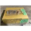 Image 3 : 12 Pcs Orn Drop 6" Clear Gilt Gold Bow (Christmas Forever - XM-MP2154)