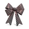 Image 1 : 36 Pcs Glitter Bow 14x20" Red Silver (Christmas Forever - XM-R1693)