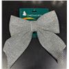Image 1 : 48 Pcs 10.5 x 13.5" Bow Silver (Christmas Forever - XM-R1793)