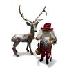 Image 1 : 3 Pcs Santa Standing Fishing & Deer (Christmas Forever - XM-VR8226/XM-ZE2479)
